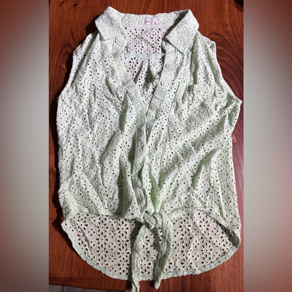 Sleeveless Top - Mint Green